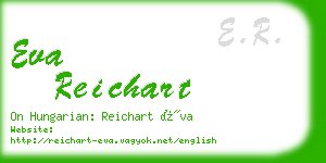 eva reichart business card